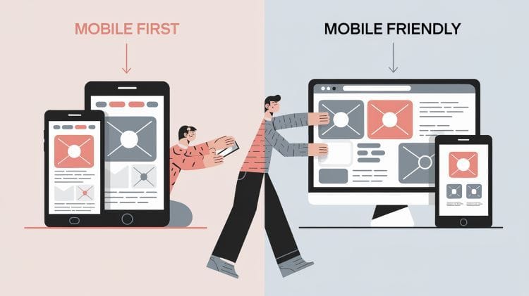 comparativa entre mobile first y mobile friendly