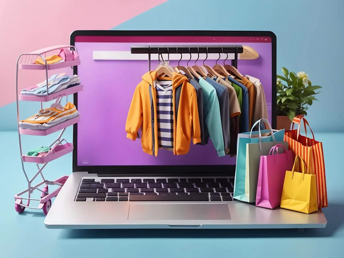 imagen de comprar ropa en ecommerce