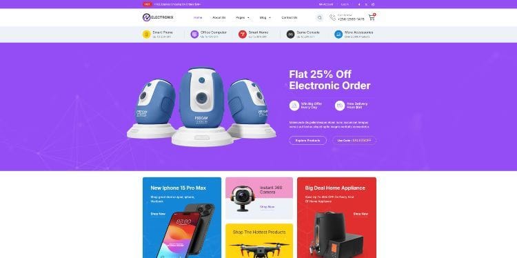 ejemplo web wordpress