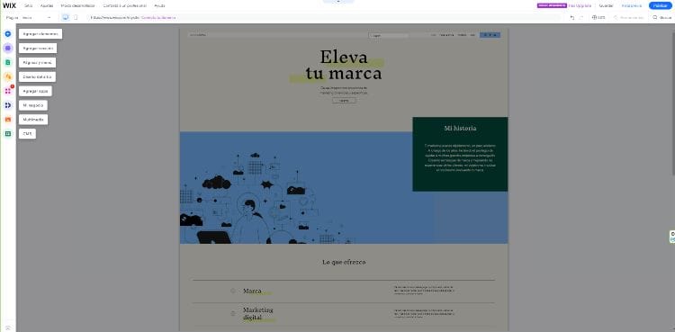 maquetar en wix