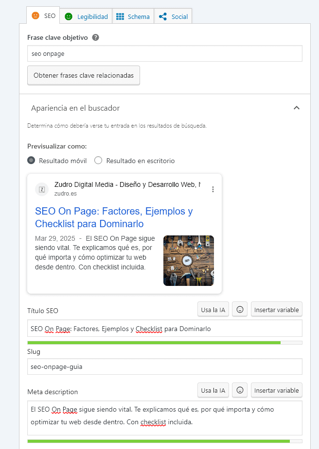 plugin para SEO de WordPress, yoast seo