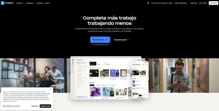 compartir archivos con dropbox